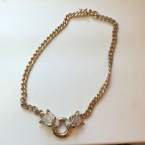 Panetta Twin Leopards Necklace